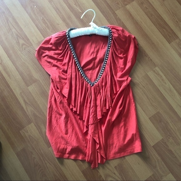 Orange T- Bags Los Angeles Size M Top - Picture 7 of 14